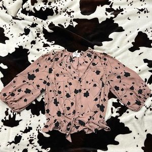 XS Sienna Sky floral print blouse